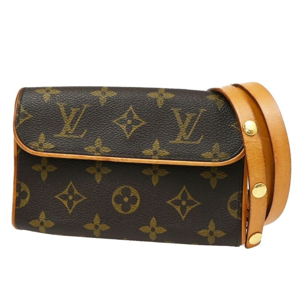 Louis Vuitton Florentine Waist Monogram Canvas Brown Canvas Handbag